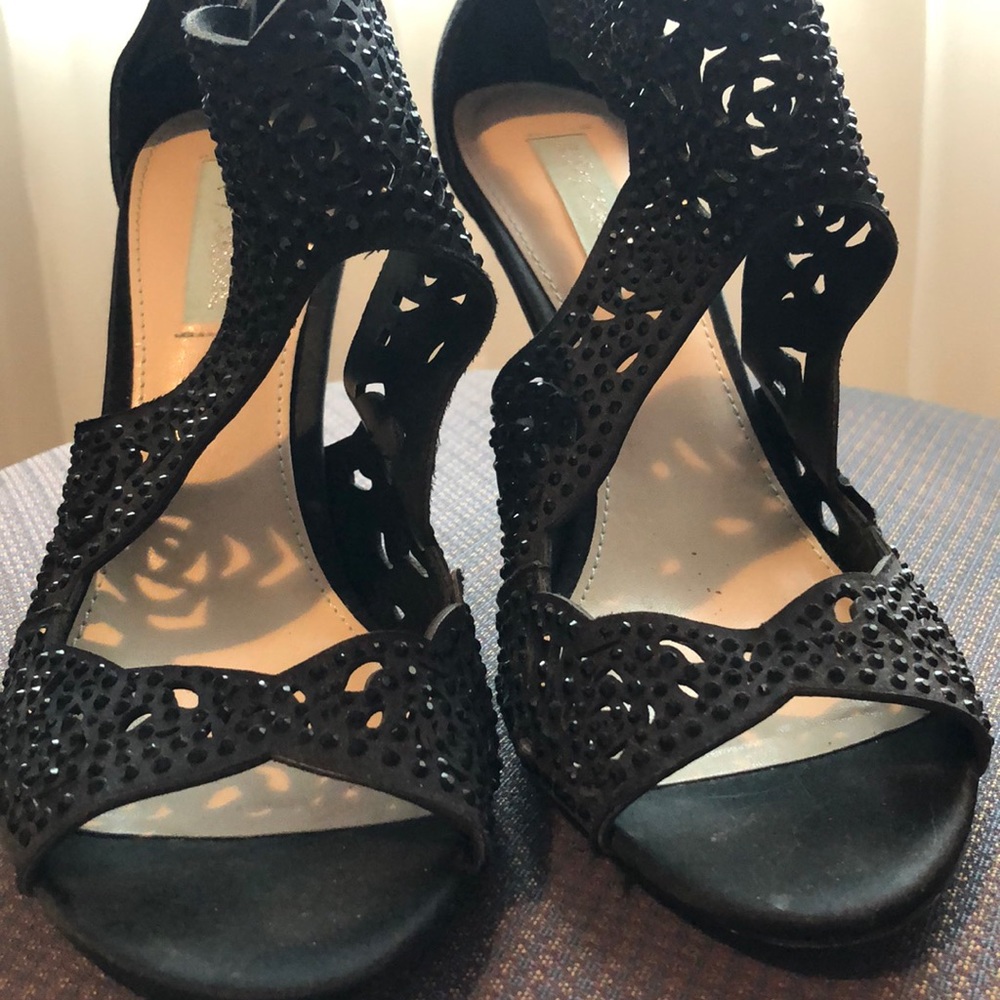 Blue by Betsy Johnson Black Heels